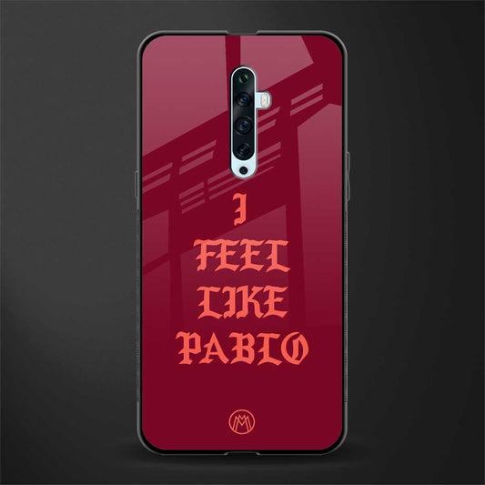 i feel like pablo glass case for oppo reno 2f image