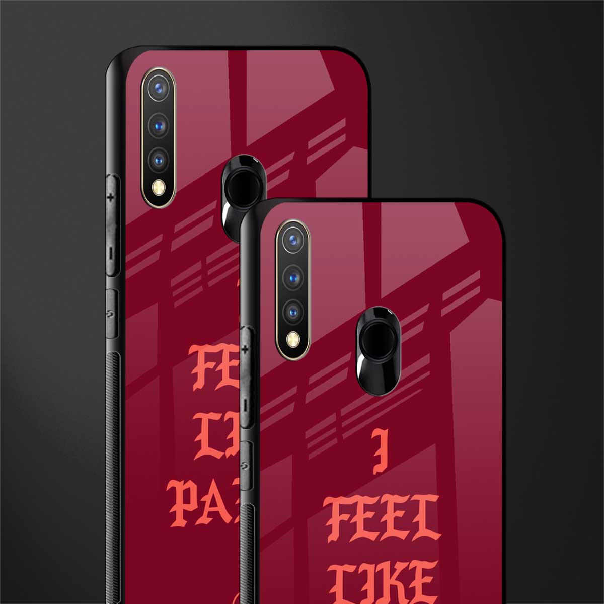i feel like pablo glass case for vivo u20 image-2
