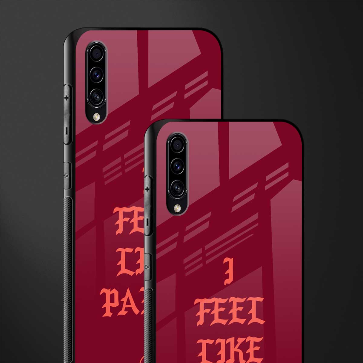 i feel like pablo glass case for samsung galaxy a70 image-2