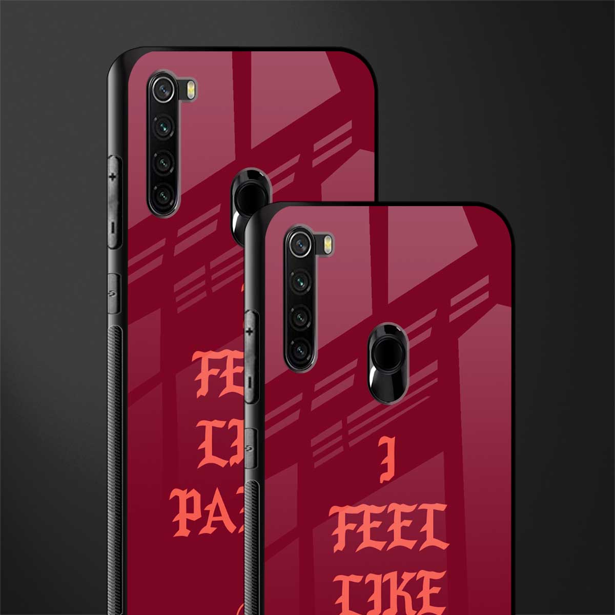 i feel like pablo glass case for redmi note 8 image-2
