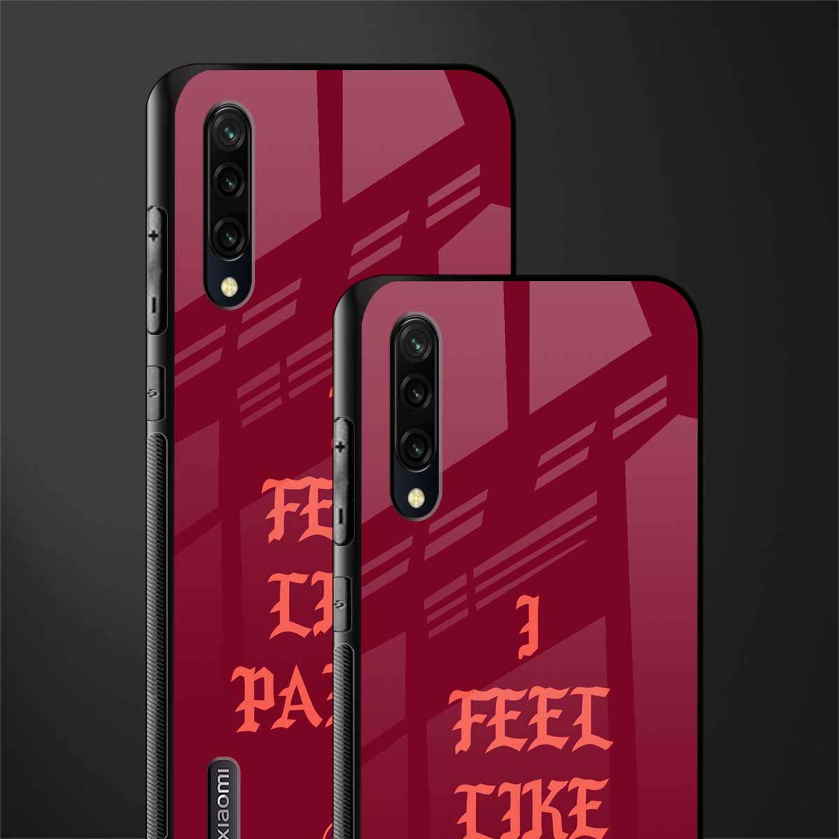i feel like pablo glass case for mi a3 redmi a3 image-2