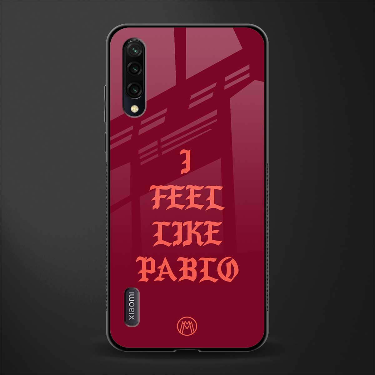 i feel like pablo glass case for mi a3 redmi a3 image