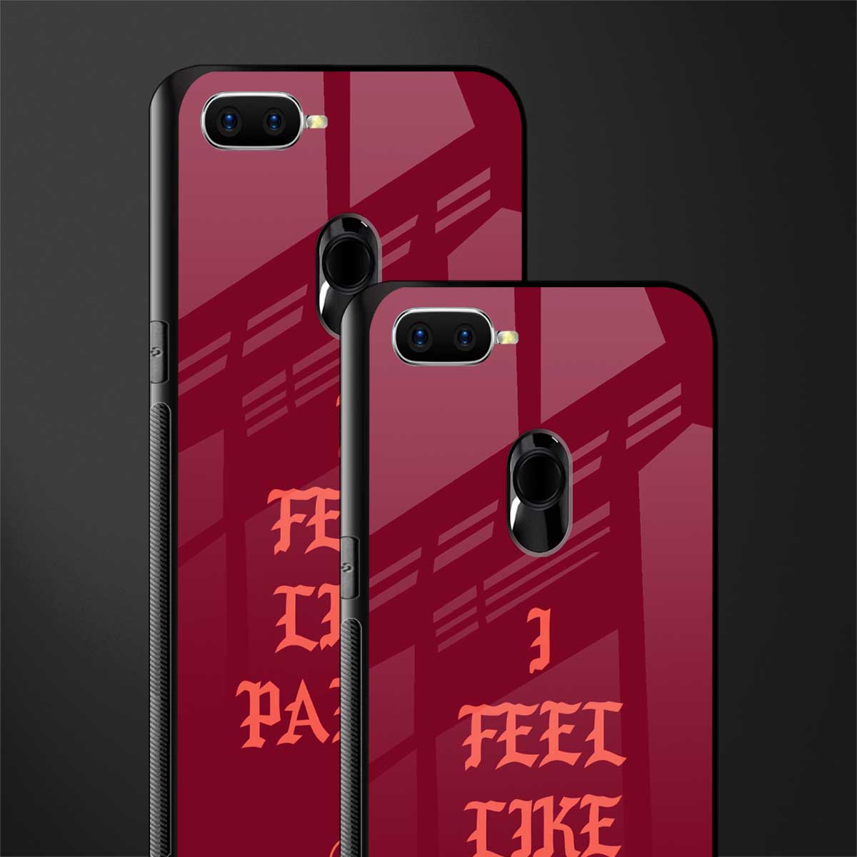 i feel like pablo glass case for oppo a7 image-2