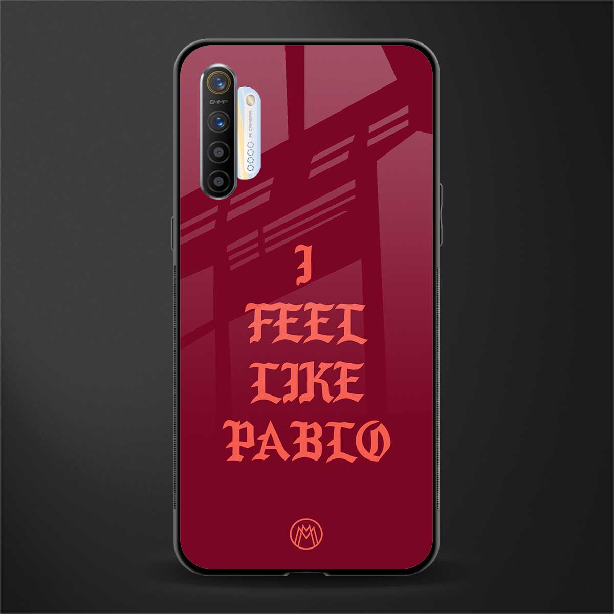 i feel like pablo glass case for realme x2 image