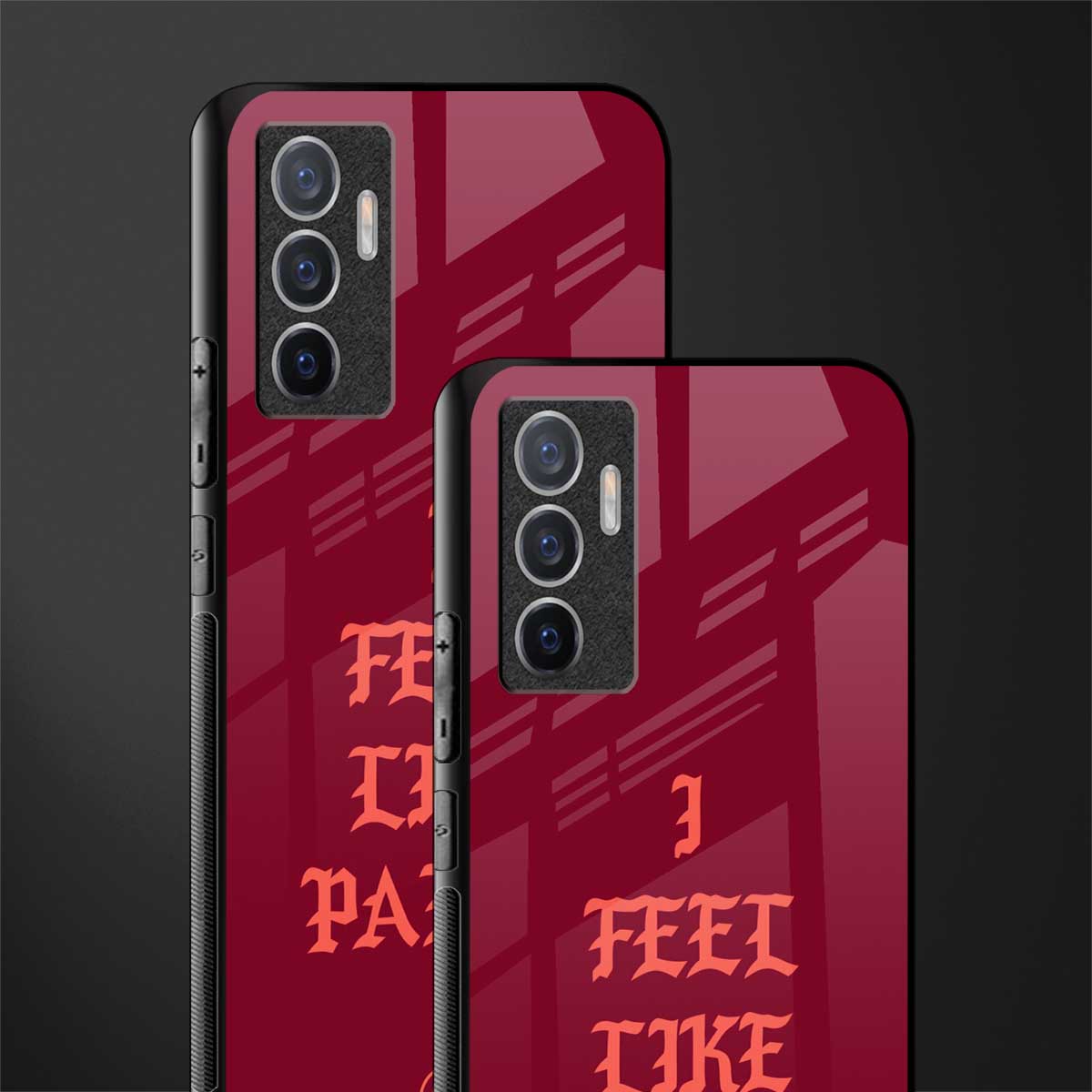 i feel like pablo glass case for vivo v23e image-2