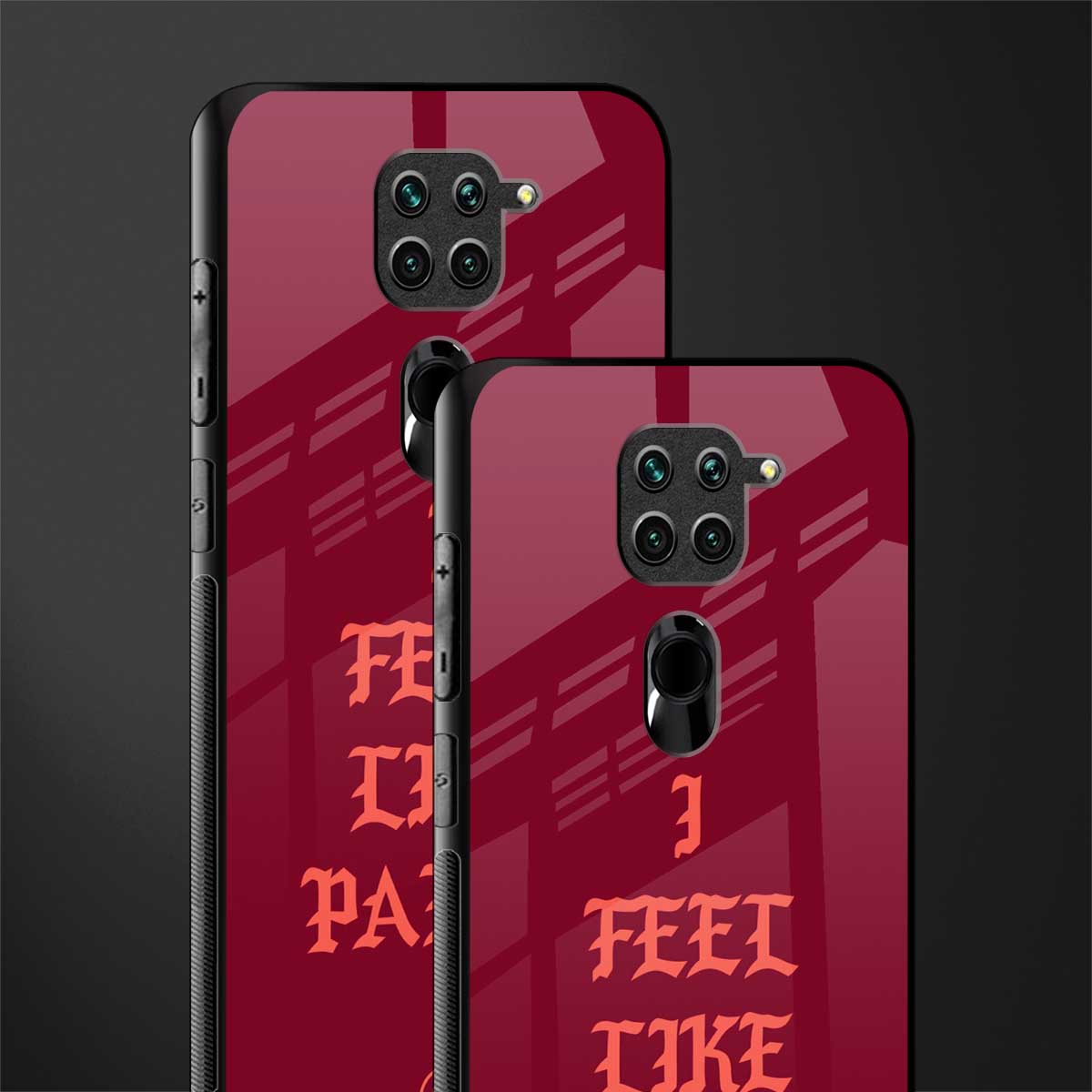 i feel like pablo glass case for redmi note 9 image-2