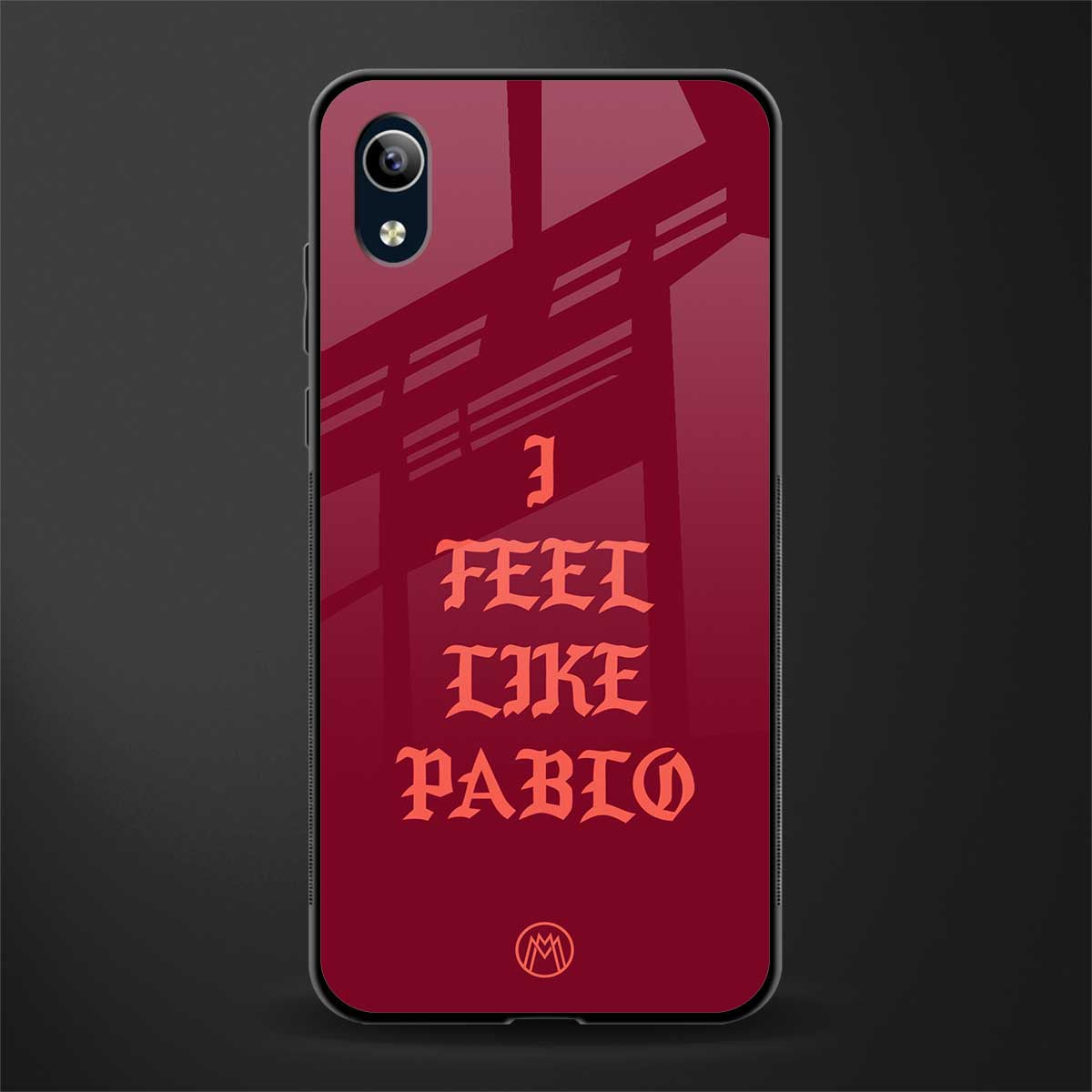 i feel like pablo glass case for vivo y1s without fingerprint image