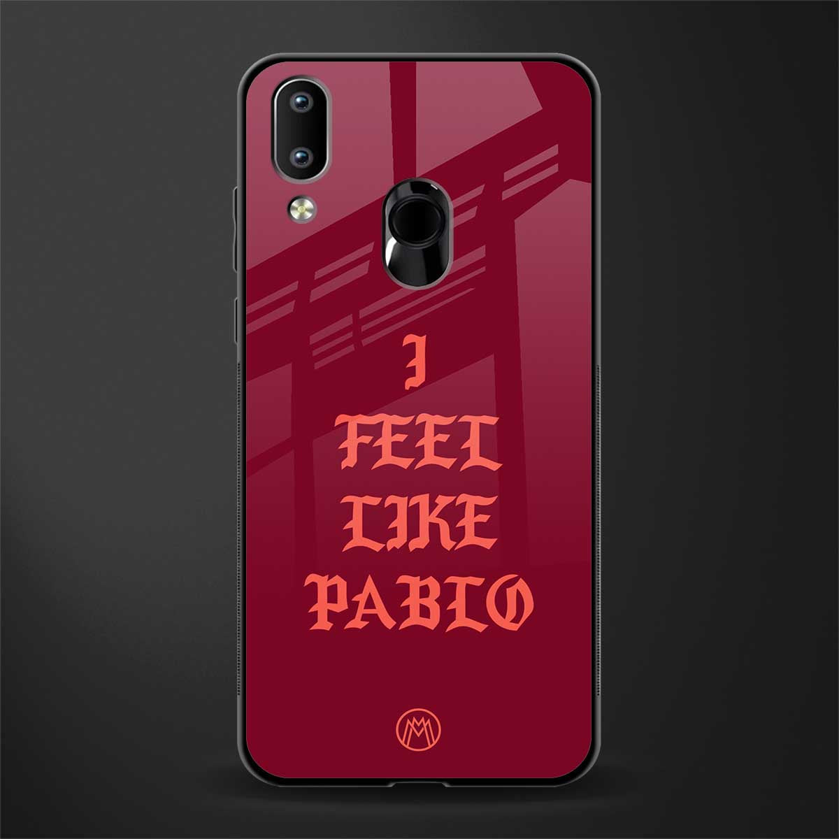 i feel like pablo glass case for vivo y91 image