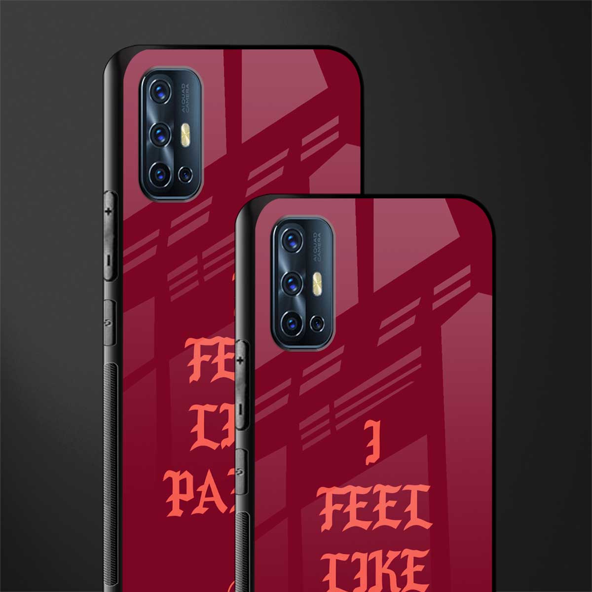 i feel like pablo glass case for vivo v17 image-2