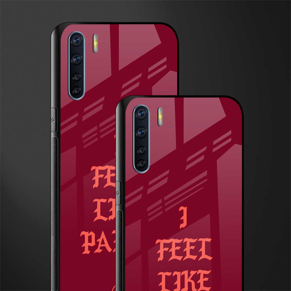 i feel like pablo glass case for oppo f15 image-2