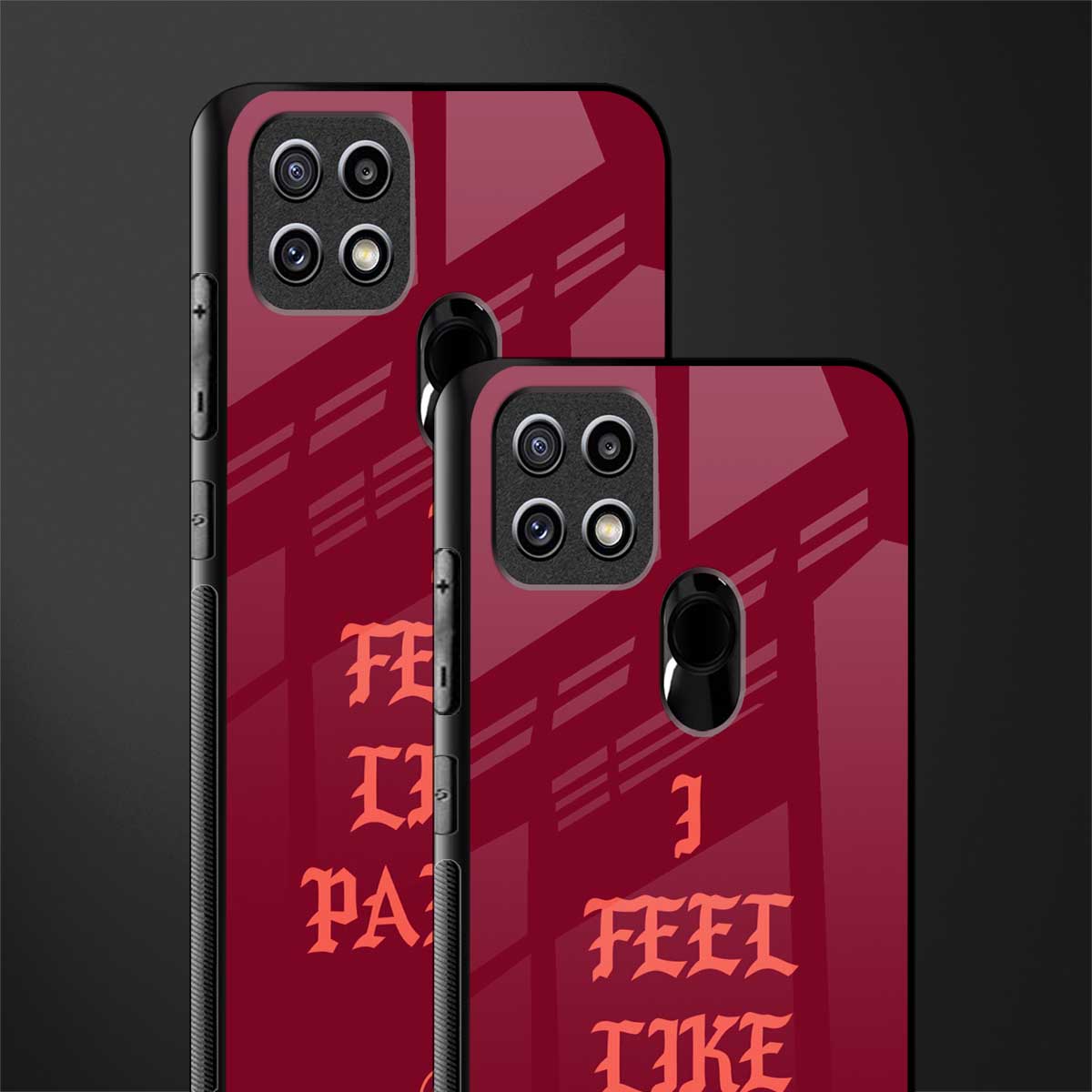 i feel like pablo glass case for oppo a15s image-2