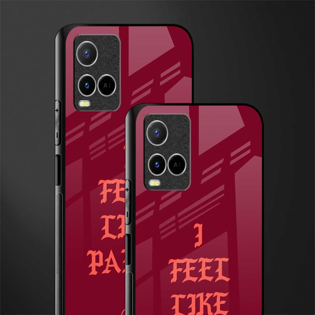i feel like pablo glass case for vivo y33s vivo y33t image-2