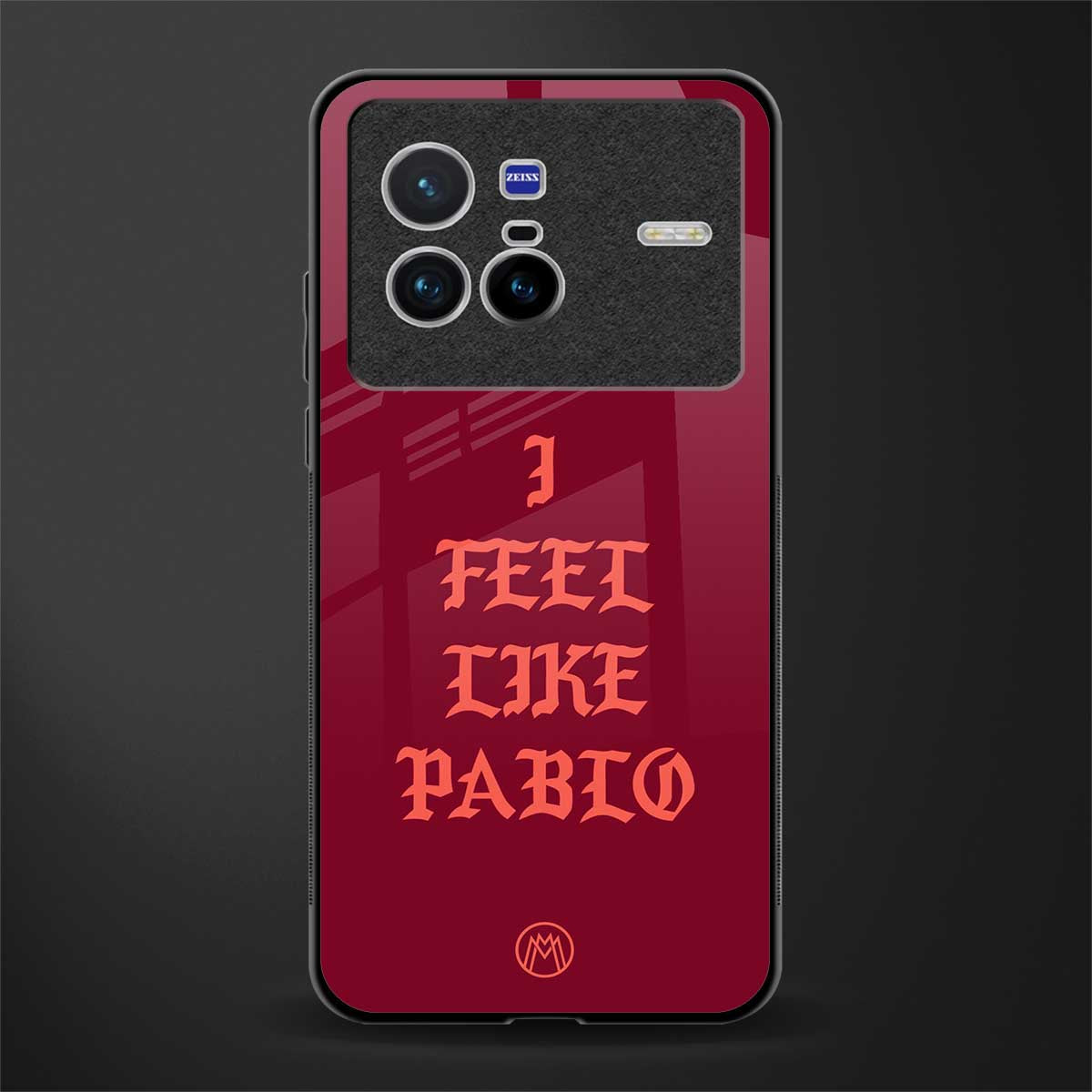 i feel like pablo glass case for vivo x80 image