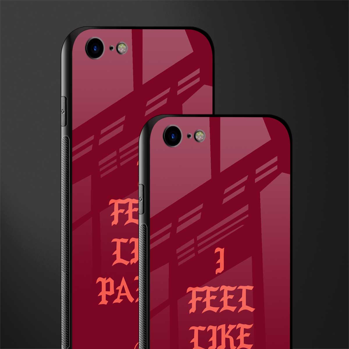 i feel like pablo glass case for iphone se 2020 image-2