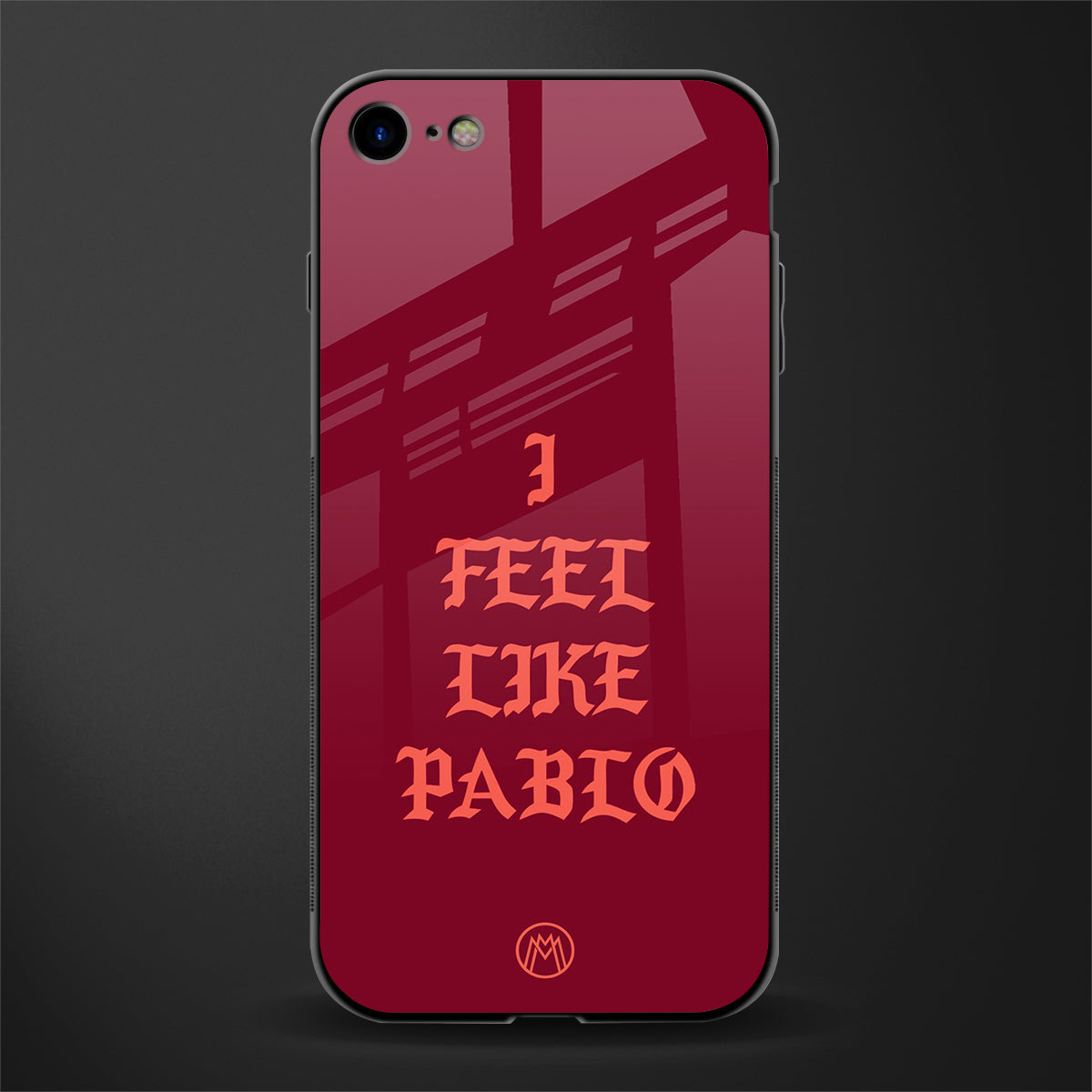 i feel like pablo glass case for iphone se 2020 image