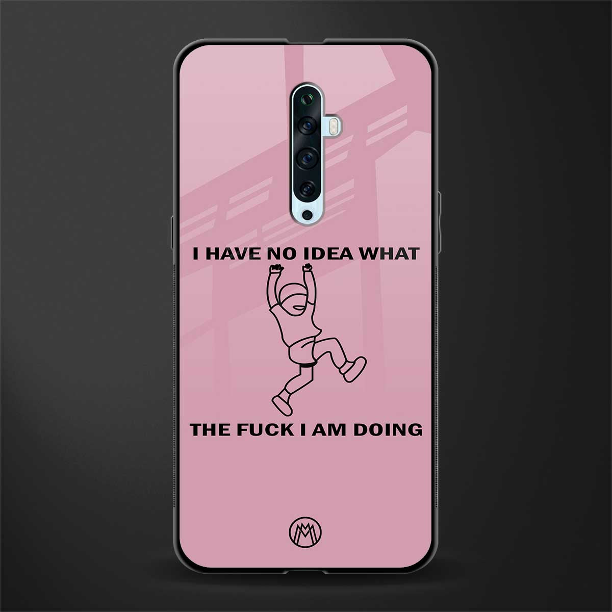 i have no idea glass case for oppo reno 2z image