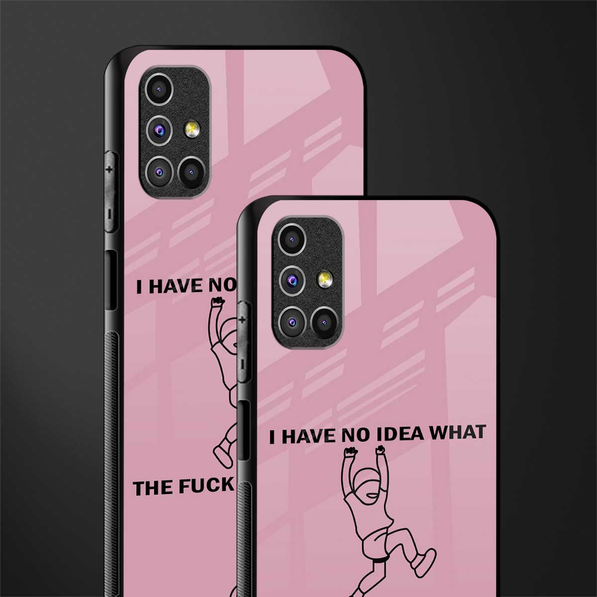 i have no idea glass case for samsung galaxy m31s image-2