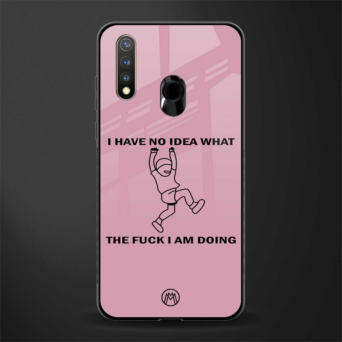 i have no idea glass case for vivo y19 image