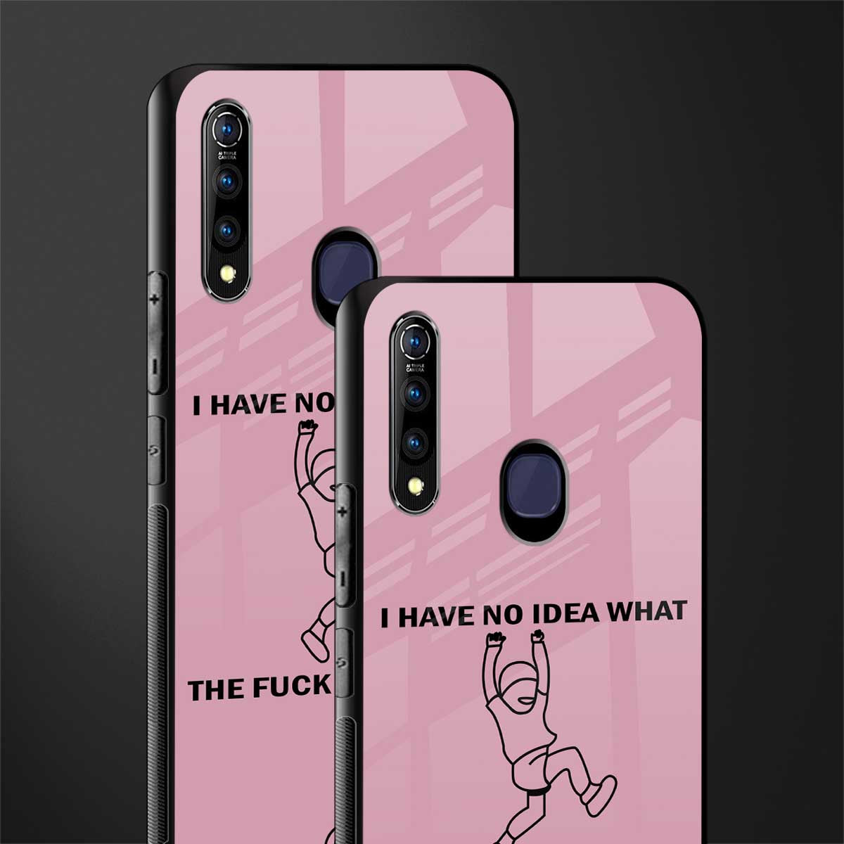 i have no idea glass case for vivo z1 pro image-2