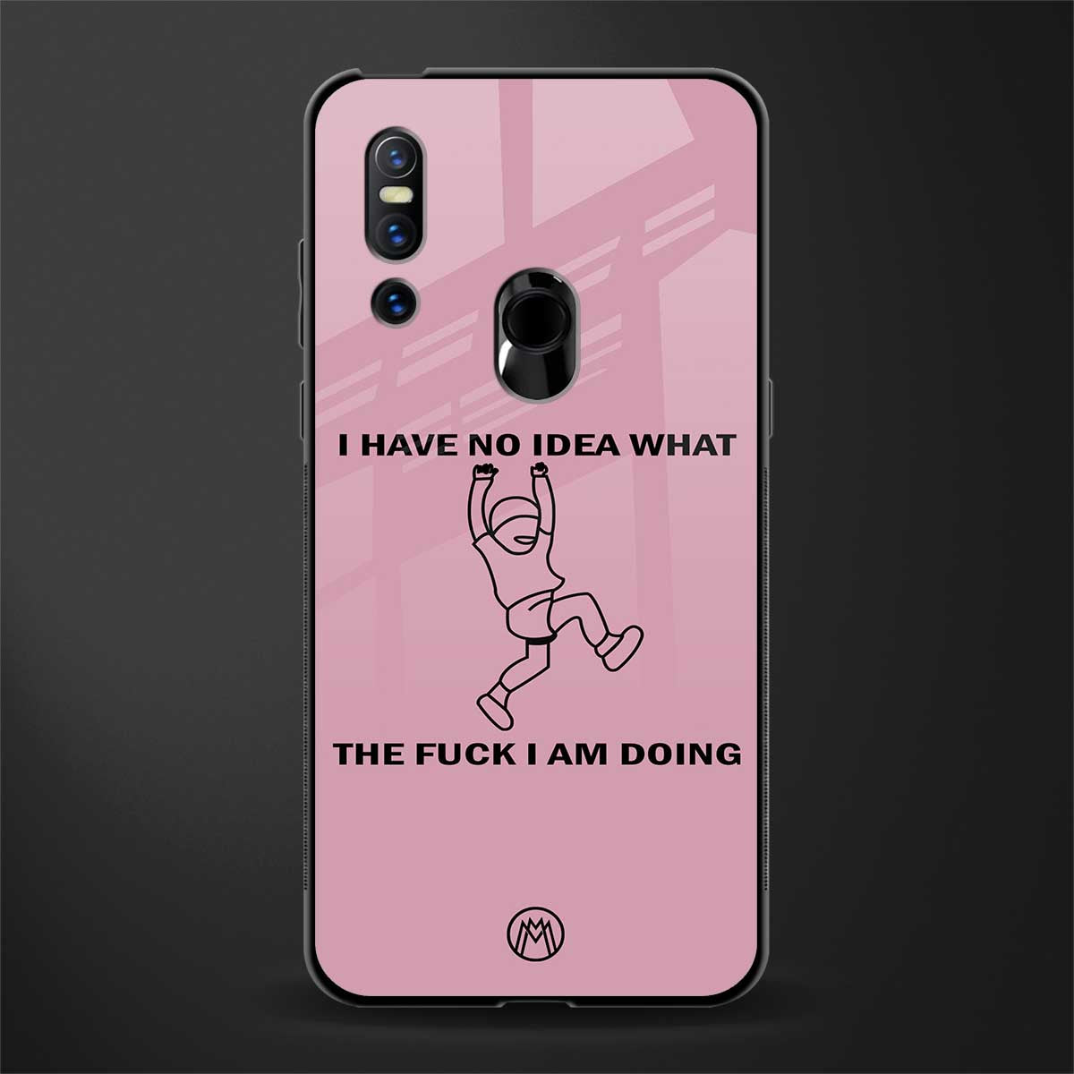 i have no idea glass case for vivo v15 image