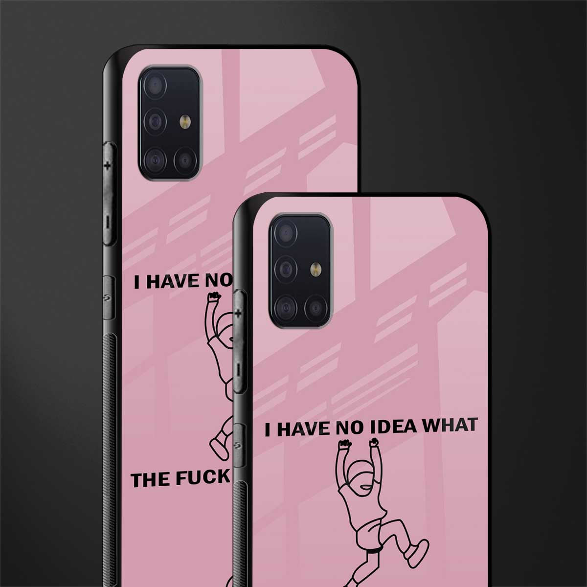 i have no idea glass case for samsung galaxy a71 image-2