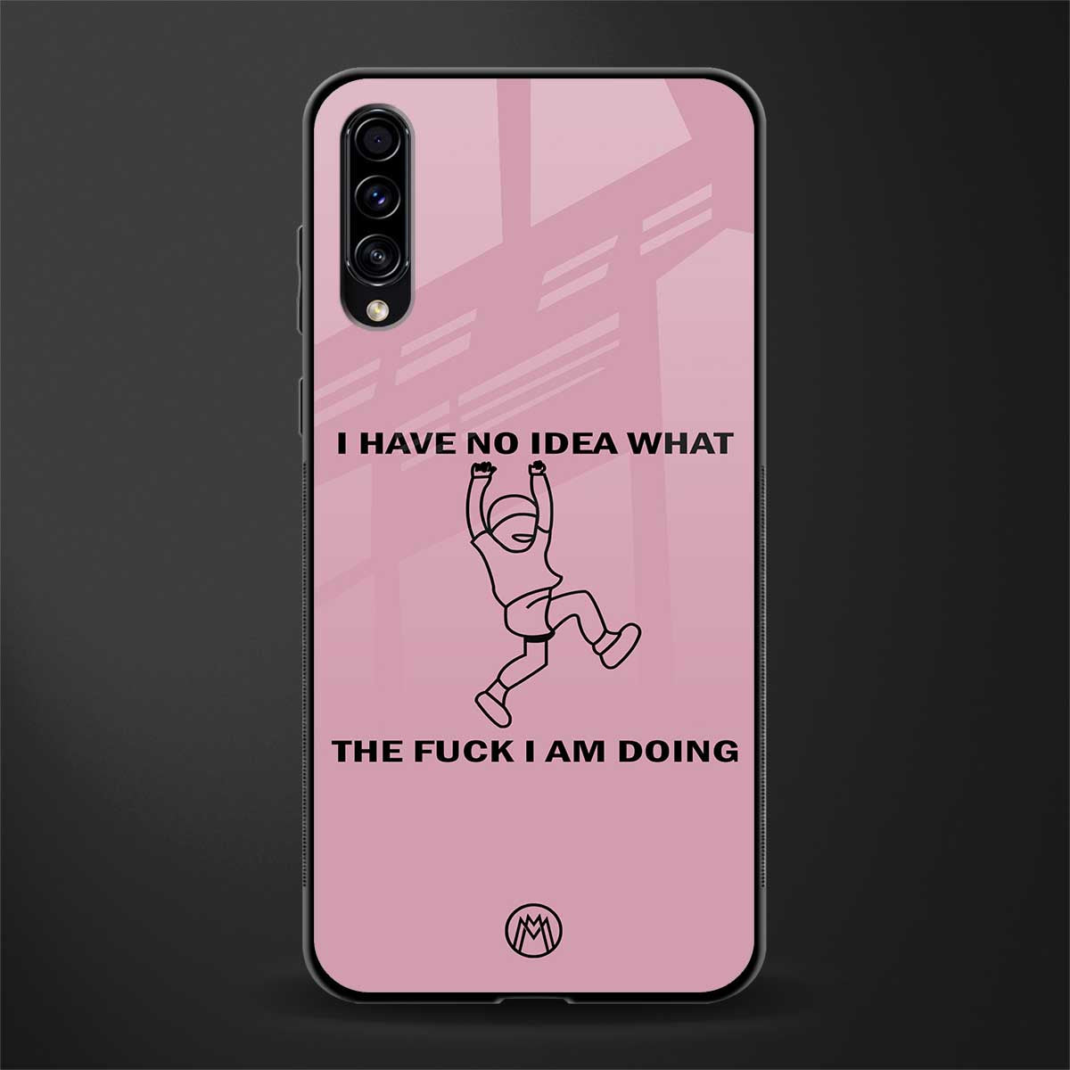 i have no idea glass case for samsung galaxy a70 image