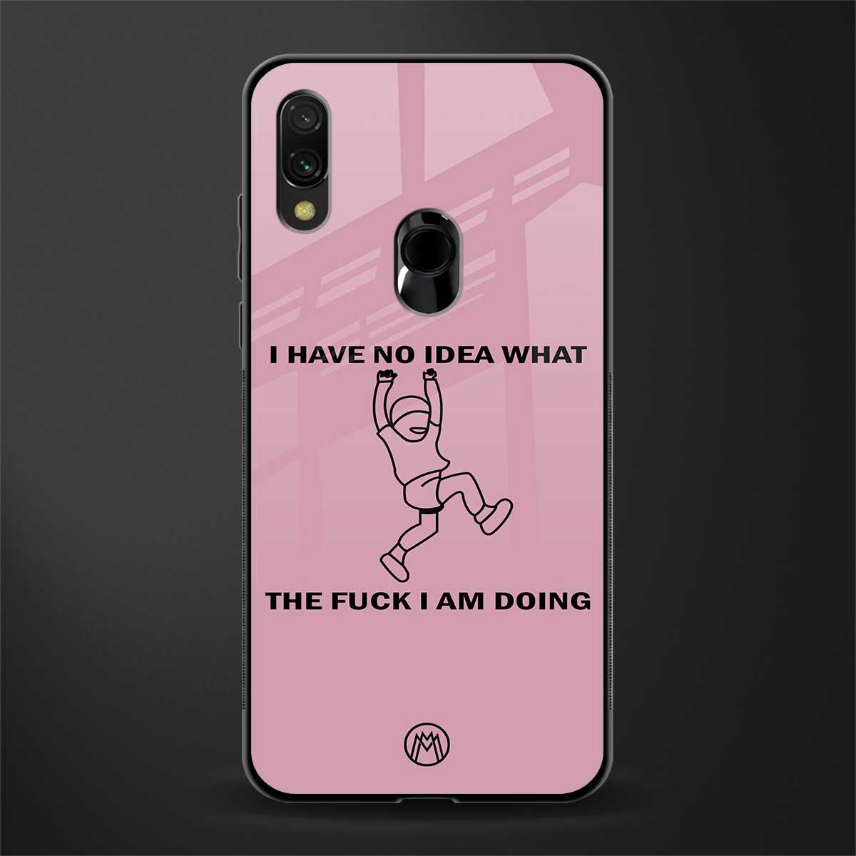 i have no idea glass case for redmi y3 image