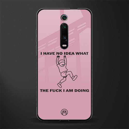 i have no idea glass case for redmi k20 image