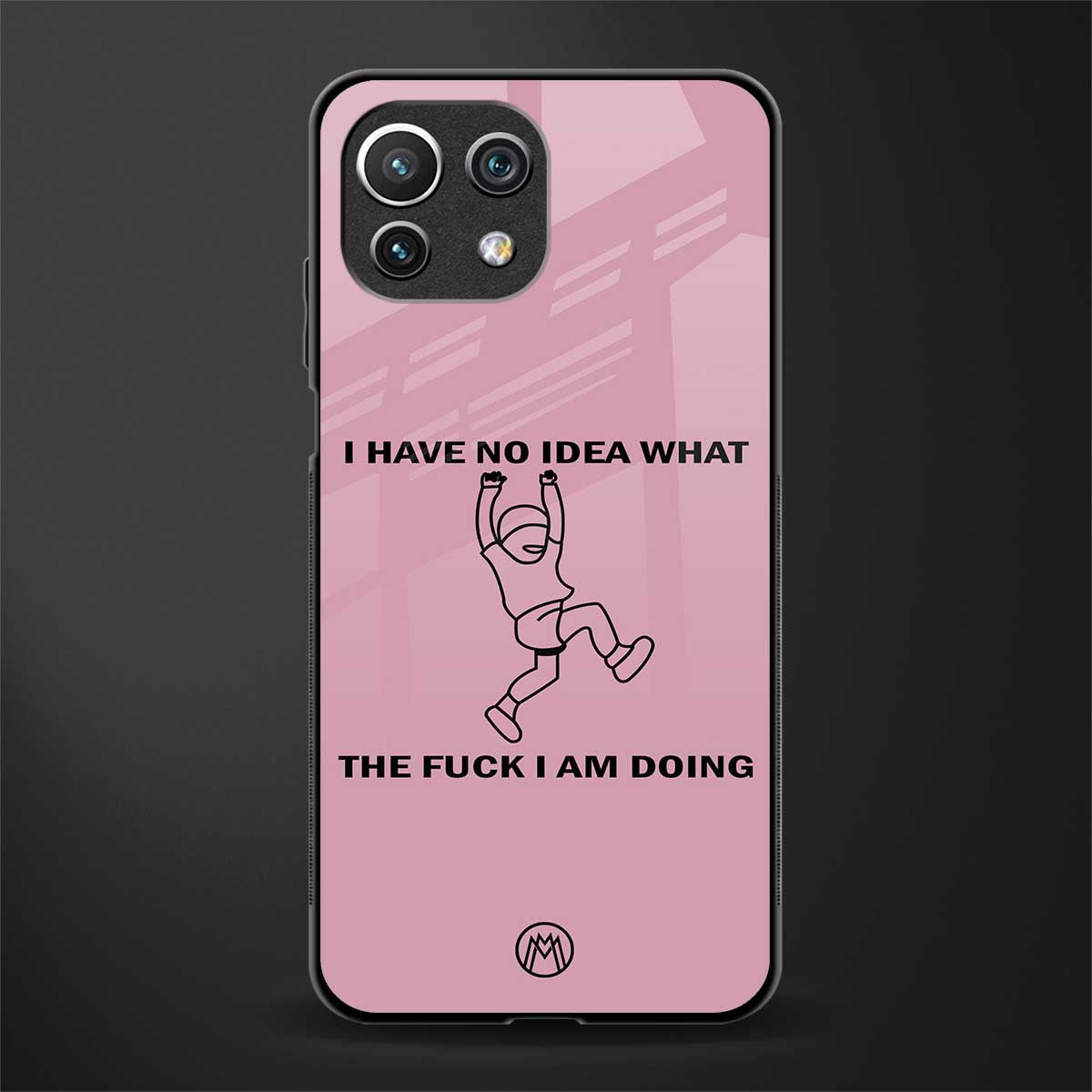 i have no idea glass case for mi 11 lite image