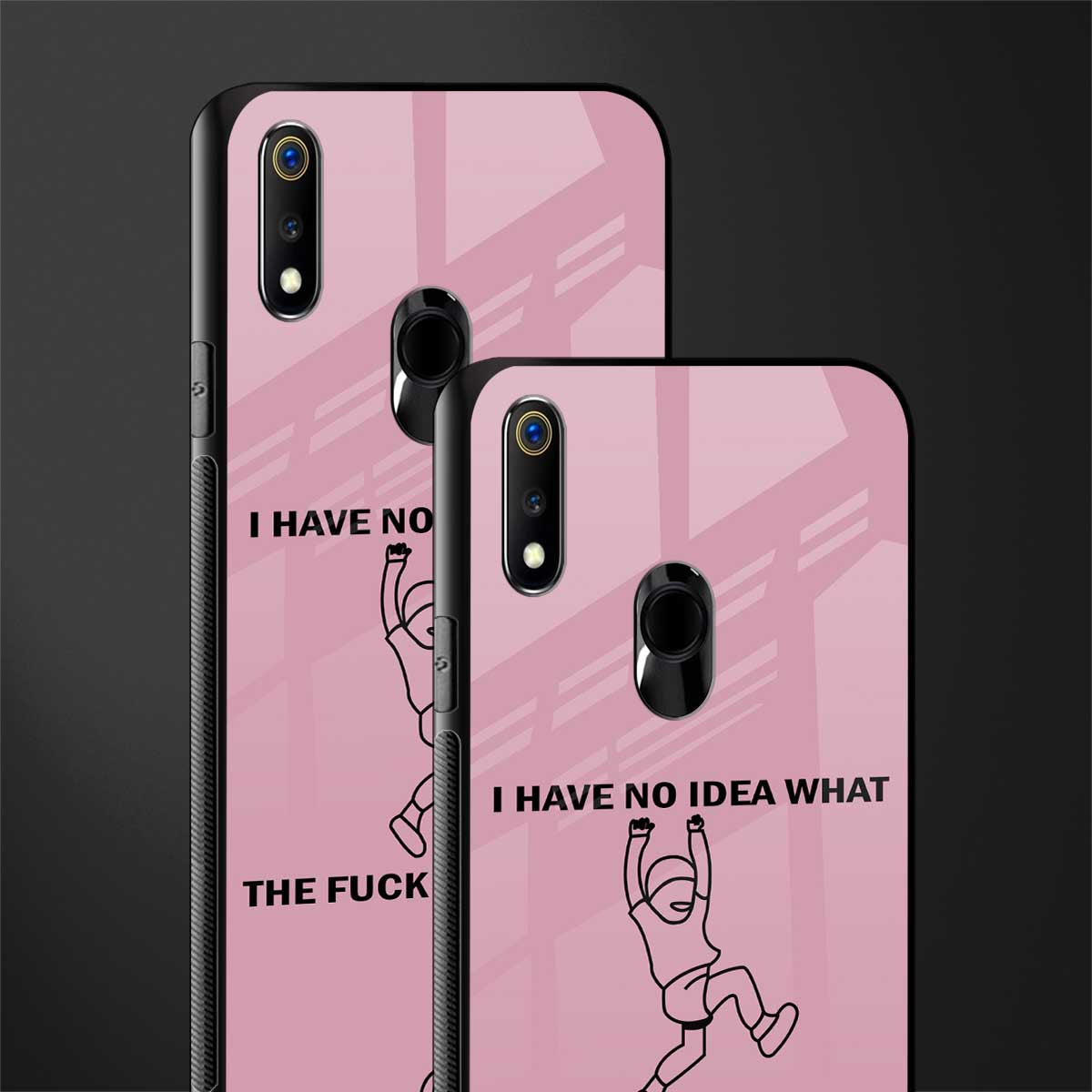 i have no idea glass case for realme 3i image-2