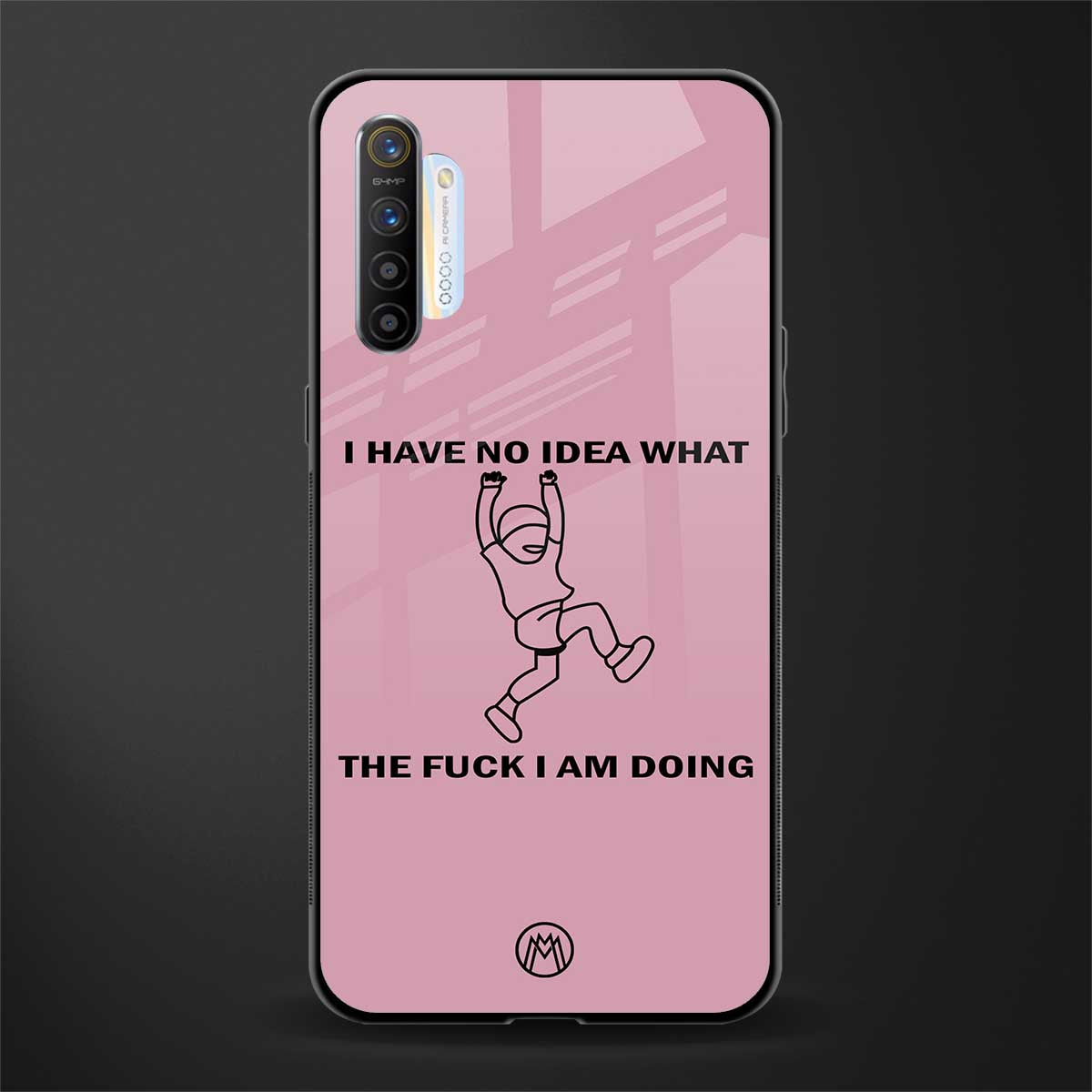 i have no idea glass case for realme x2 image