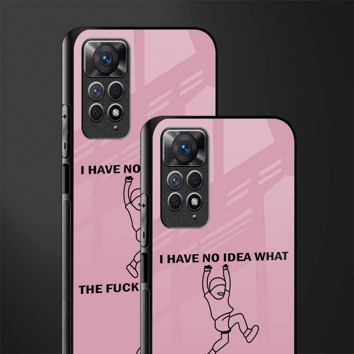 i have no idea glass case for redmi note 11s image-2