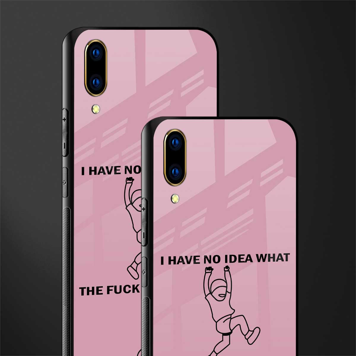 i have no idea glass case for vivo v11 pro image-2