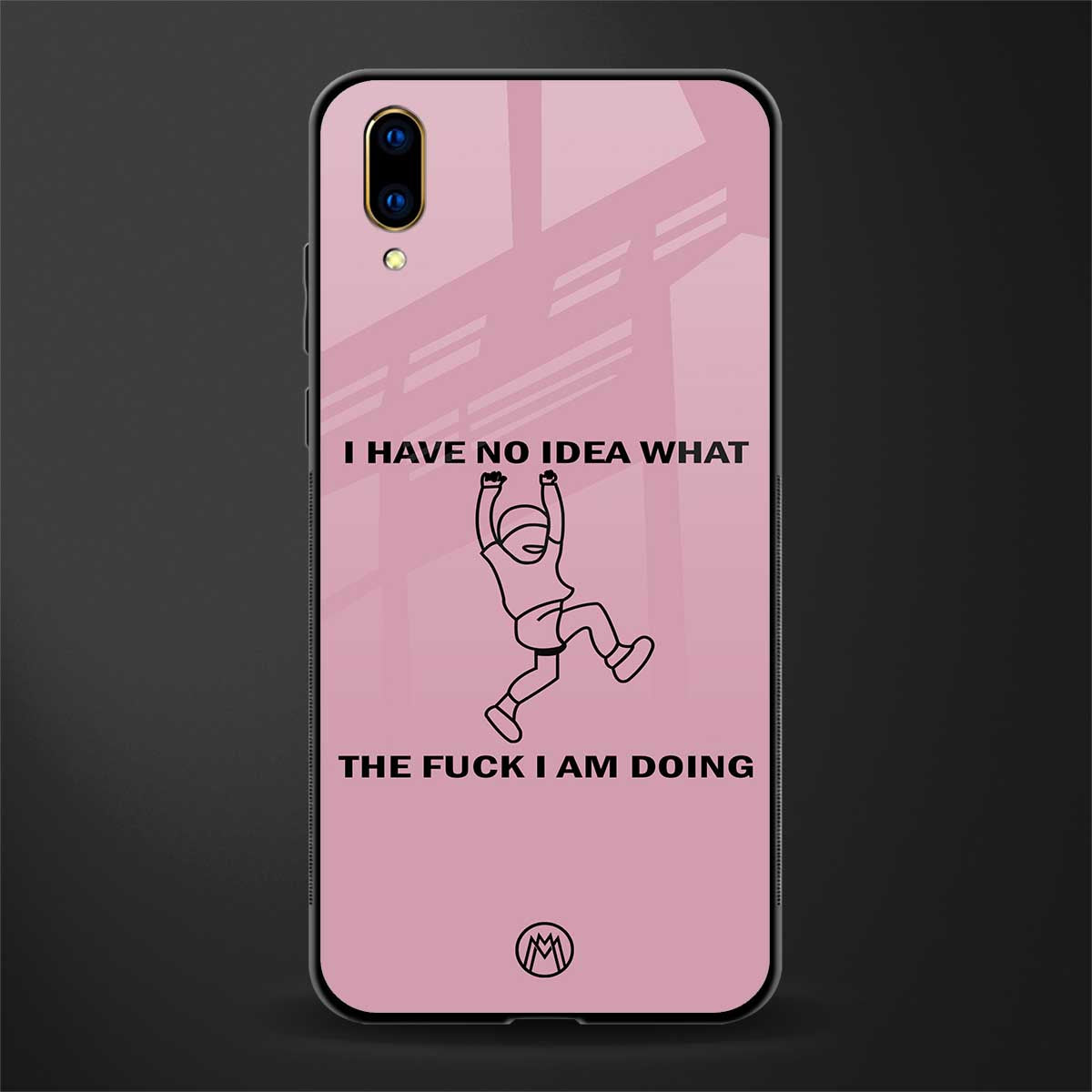i have no idea glass case for vivo v11 pro image