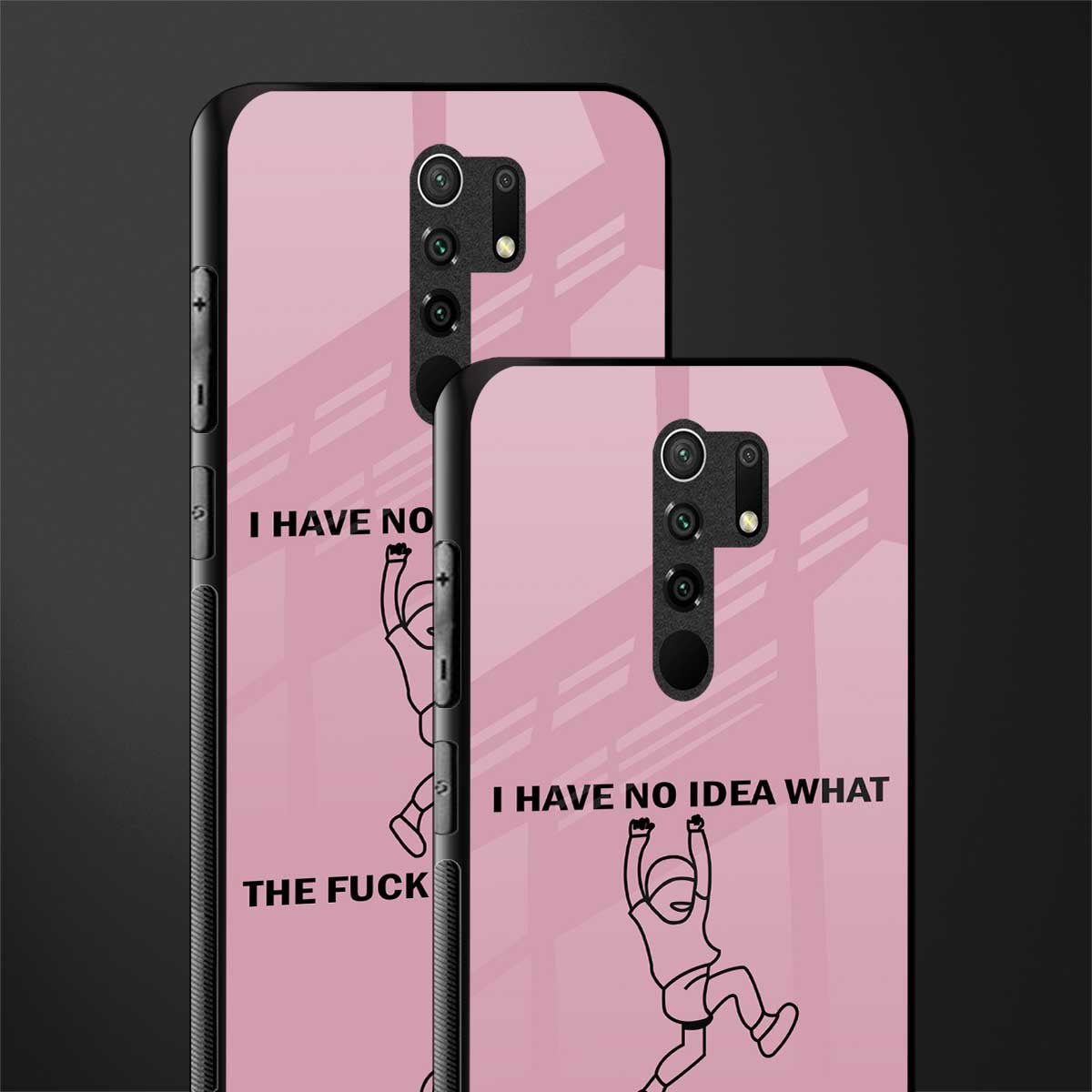 i have no idea glass case for poco m2 reloaded image-2