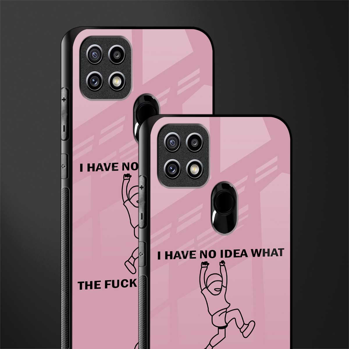 i have no idea glass case for oppo a15s image-2
