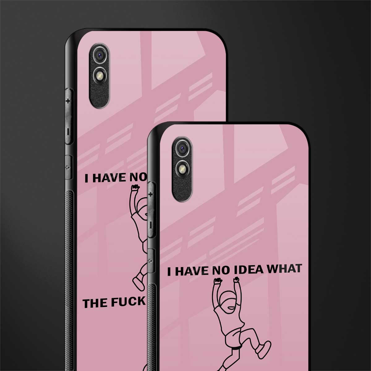 i have no idea glass case for redmi 9i image-2