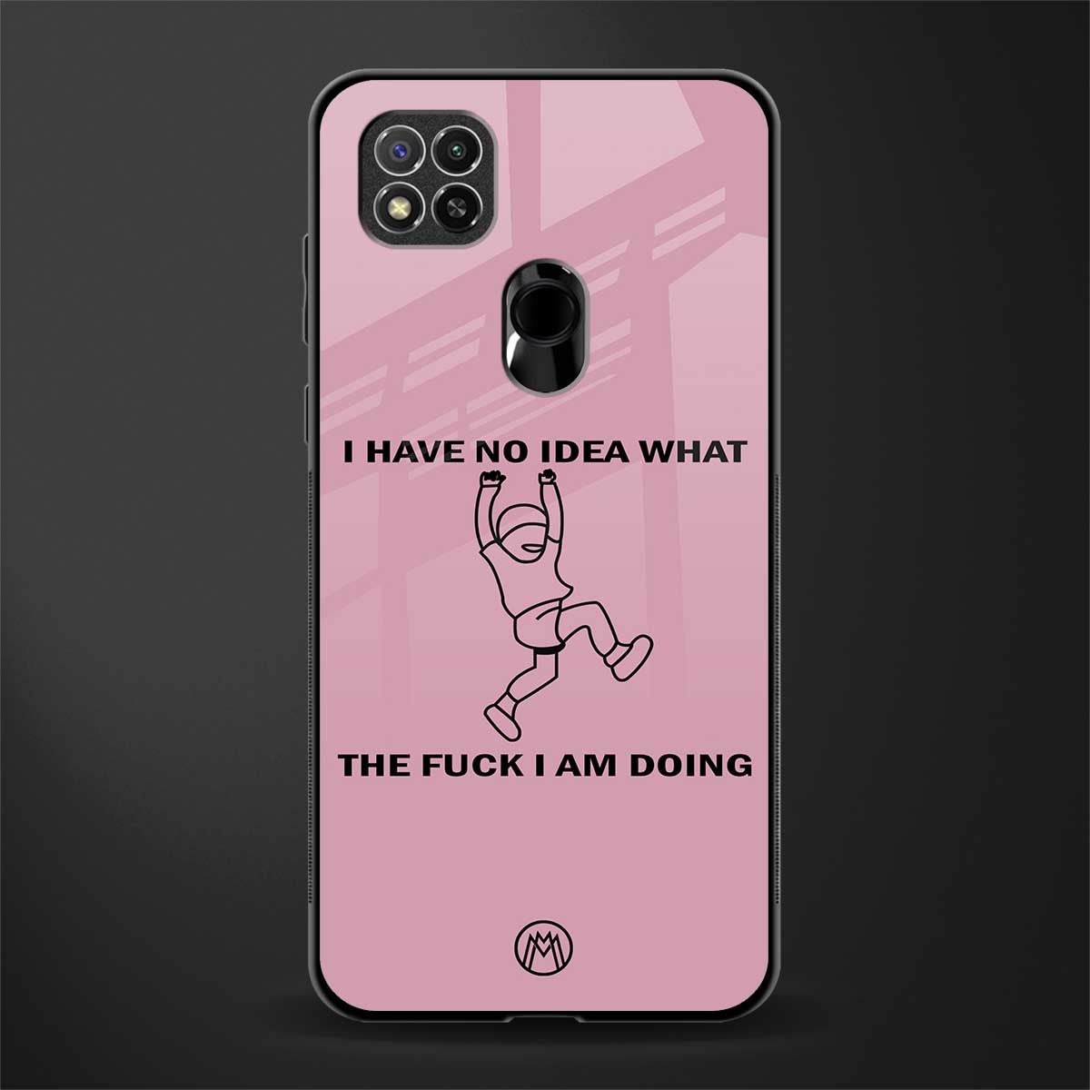 i have no idea glass case for redmi 9 image