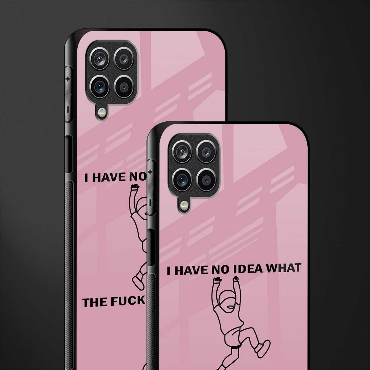 i have no idea glass case for samsung galaxy f12 image-2