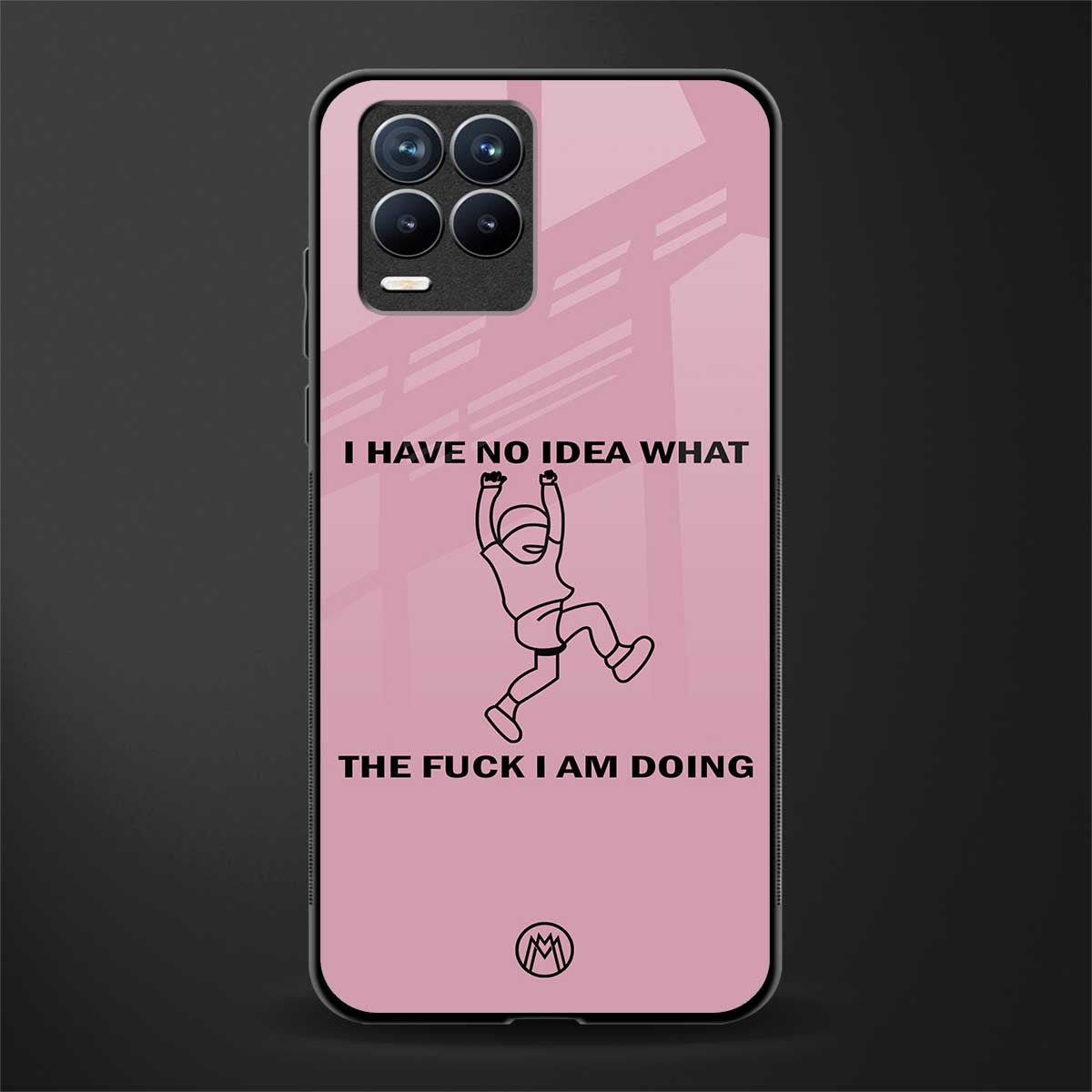i have no idea glass case for realme 8 4g image