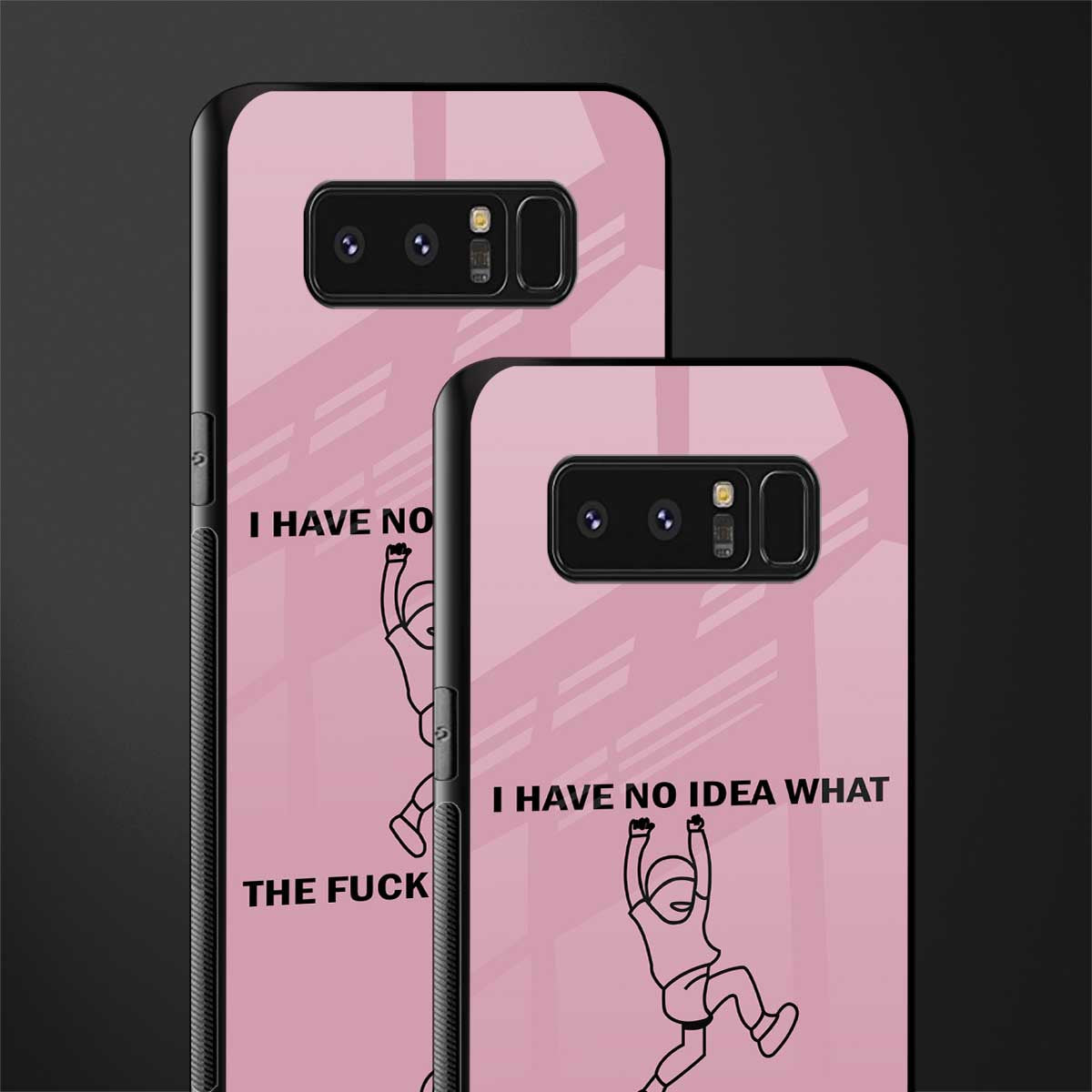 i have no idea glass case for samsung galaxy note 8 image-2
