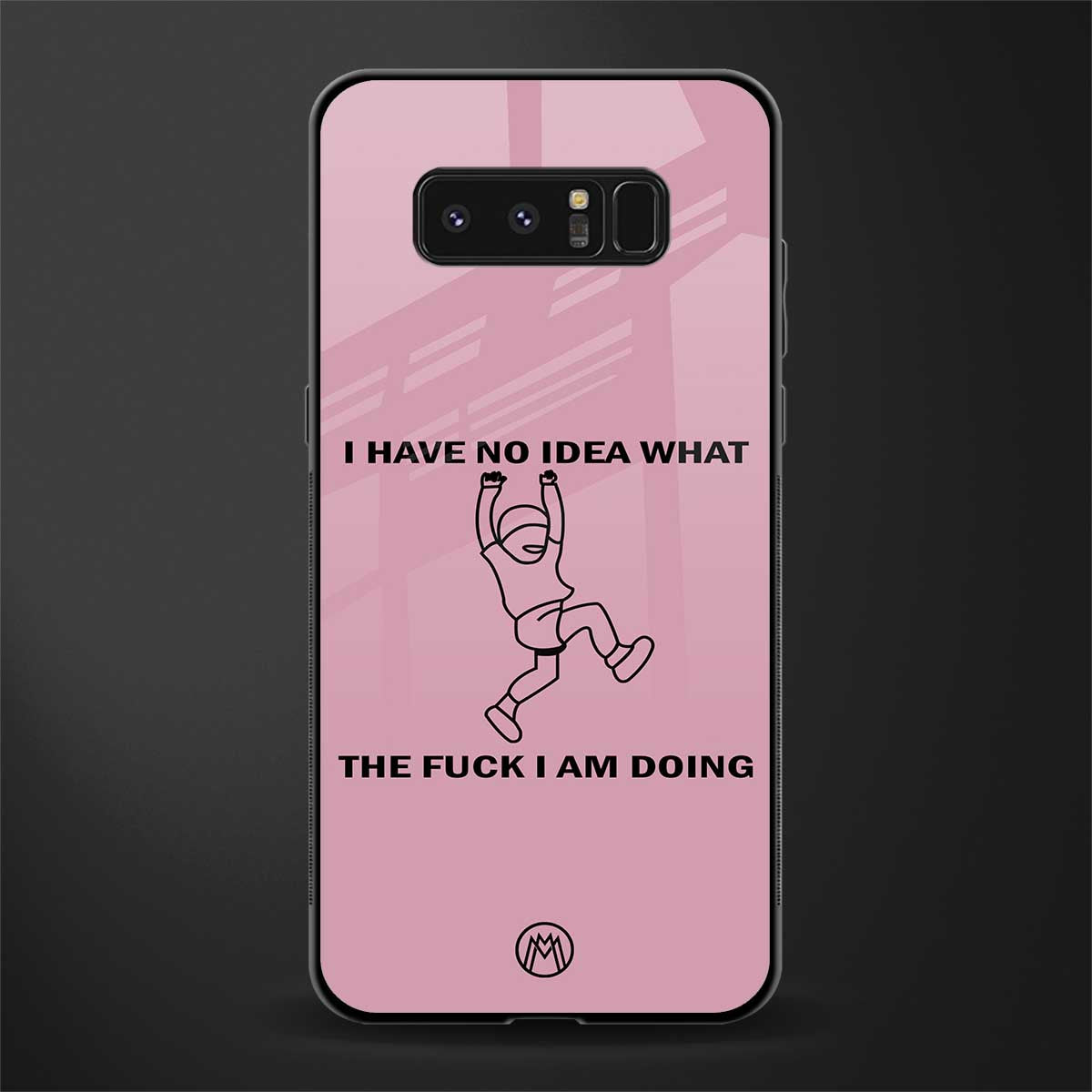 i have no idea glass case for samsung galaxy note 8 image