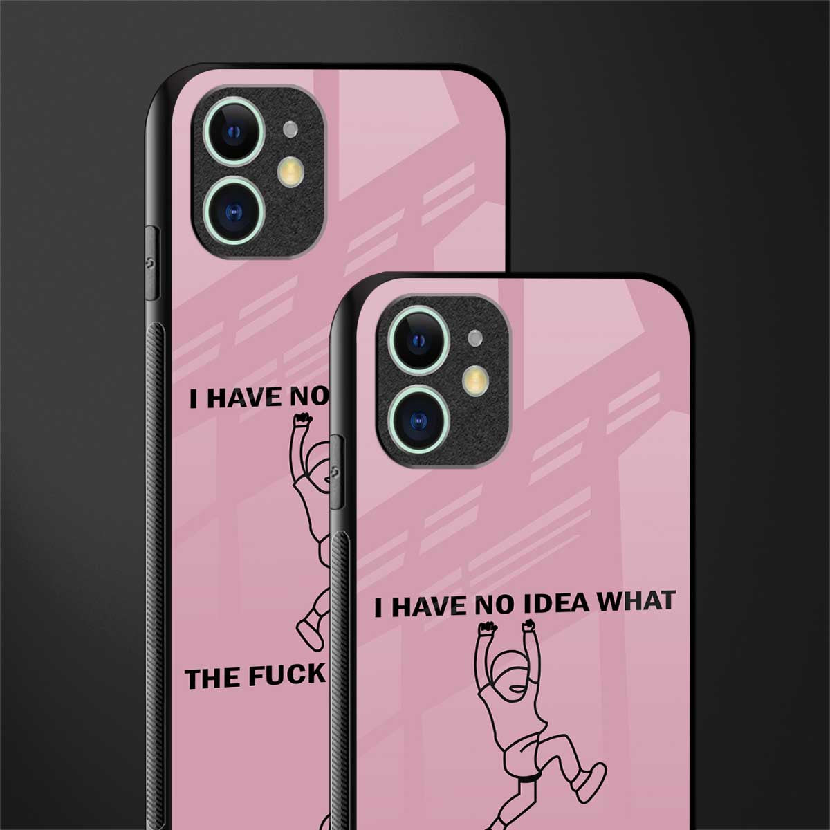 i have no idea glass case for iphone 11 image-2