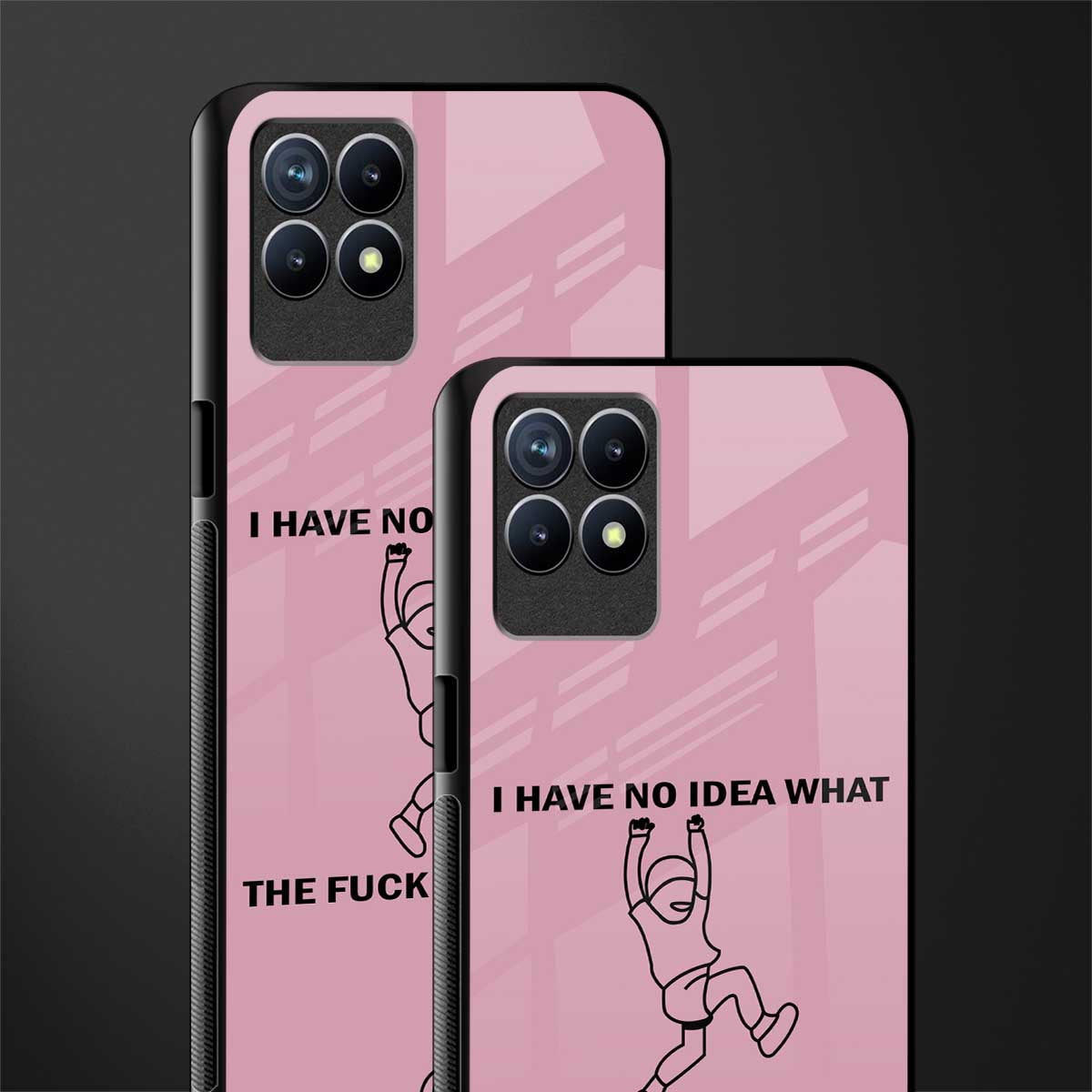 i have no idea glass case for realme 8i image-2