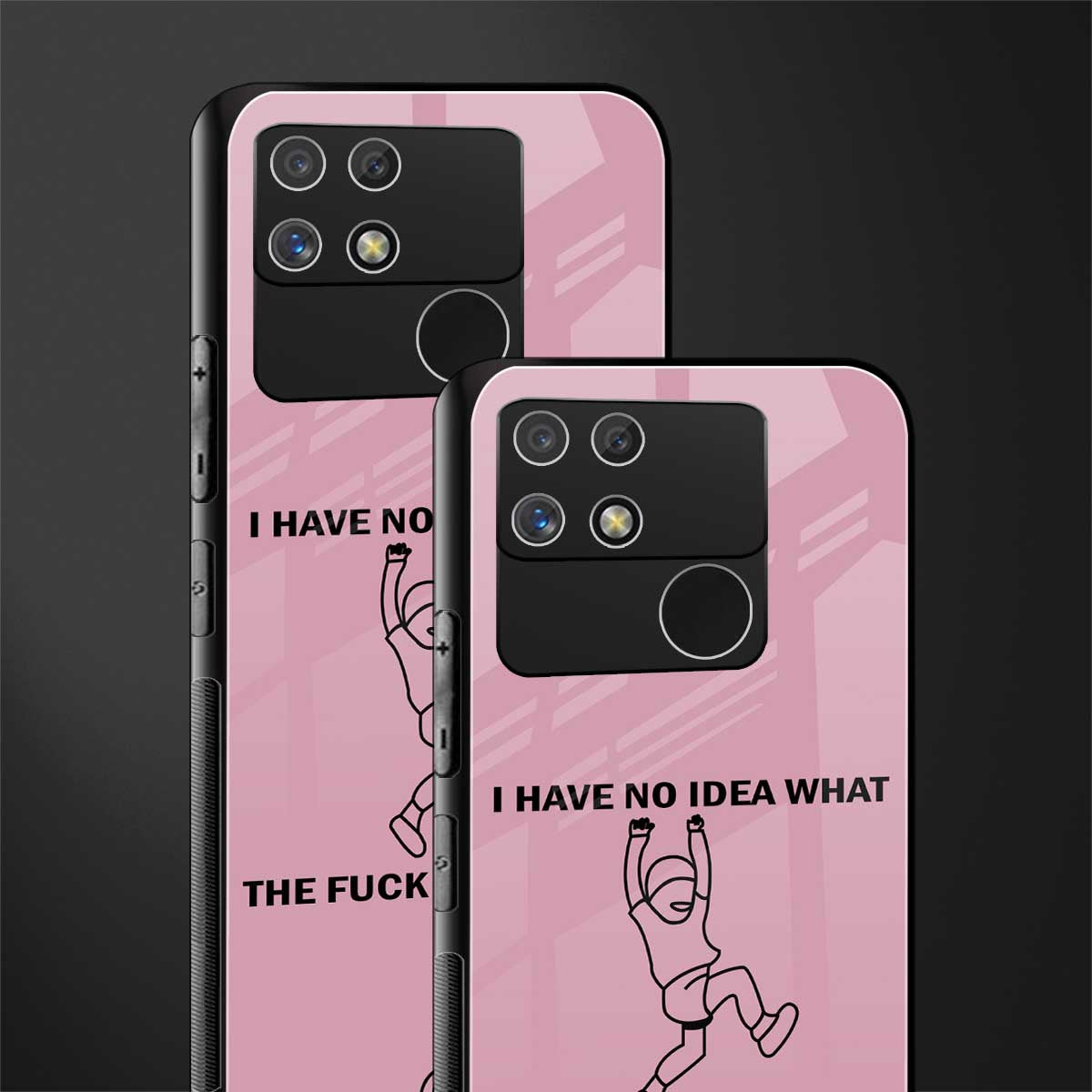 i have no idea back phone cover | glass case for realme narzo 50a