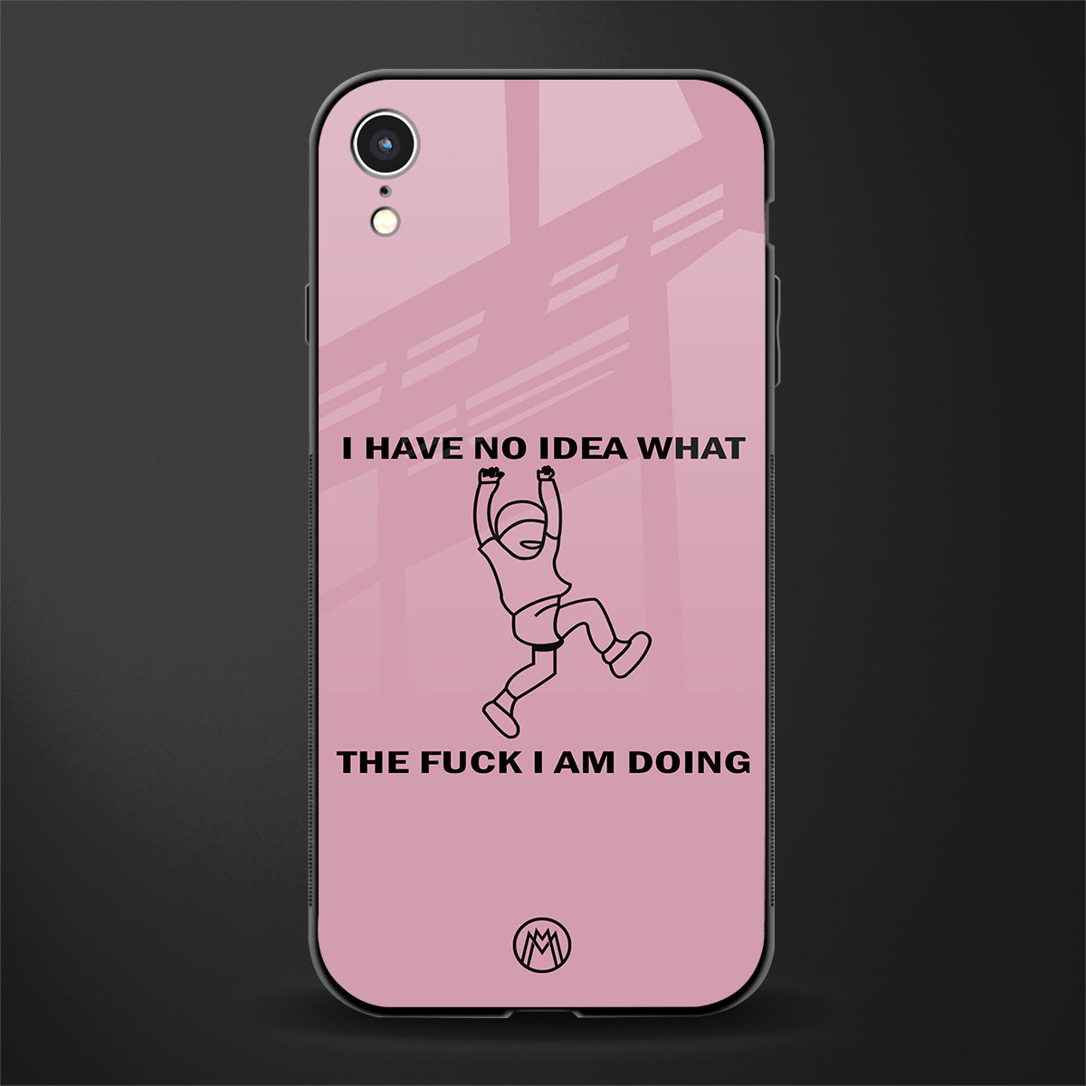 i have no idea glass case for iphone xr image