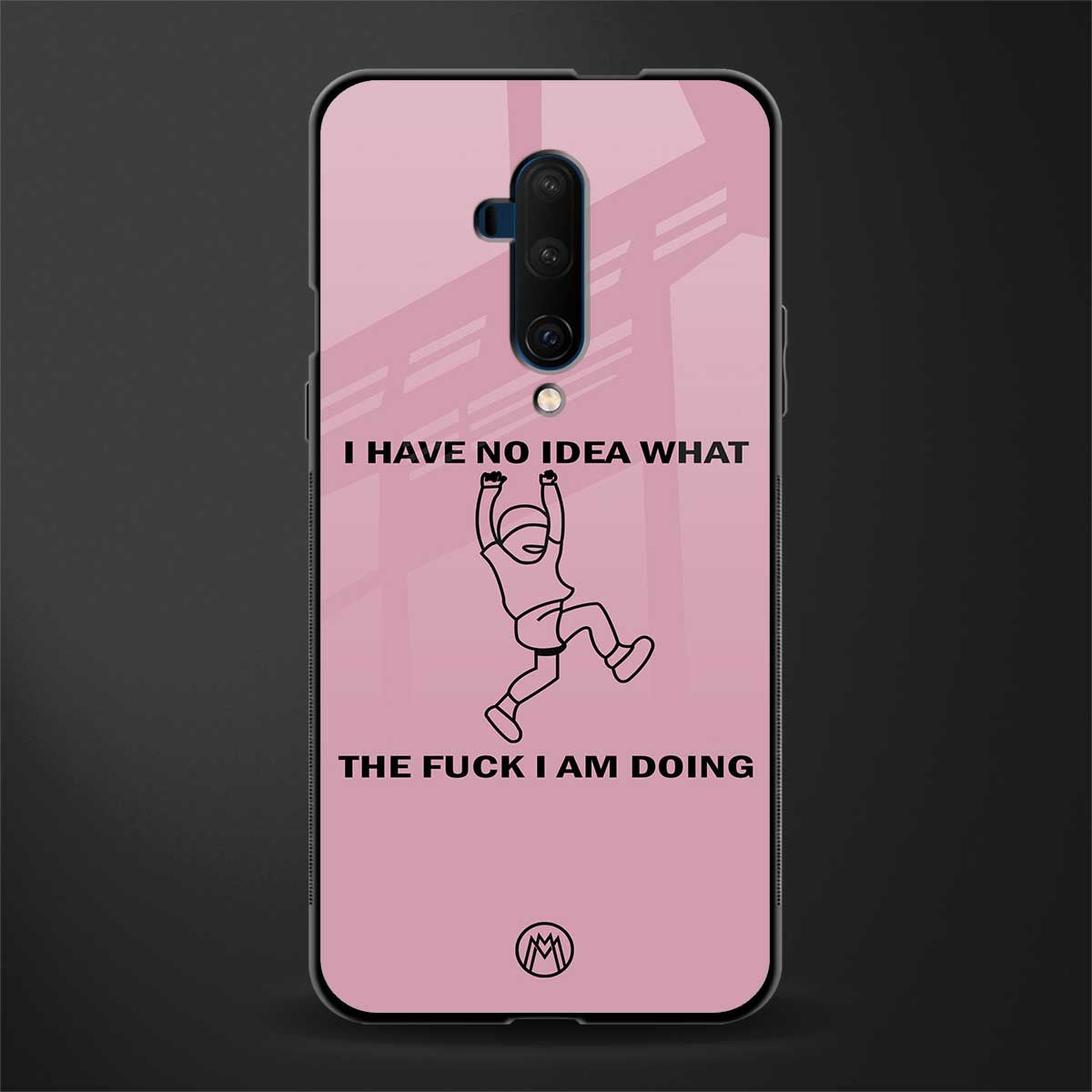 i have no idea glass case for oneplus 7t pro image