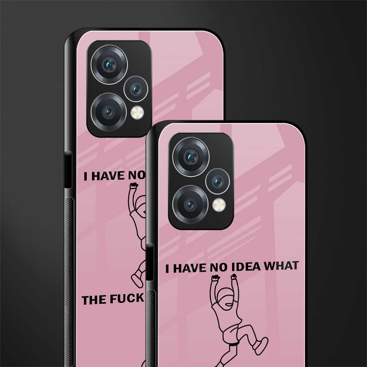 i have no idea back phone cover | glass case for oneplus nord ce 2 lite 5g