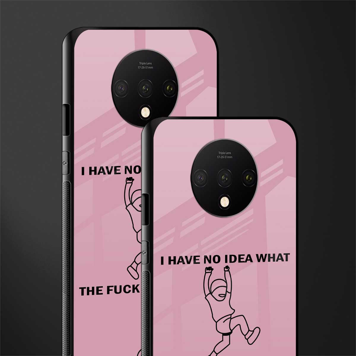 i have no idea glass case for oneplus 7t image-2