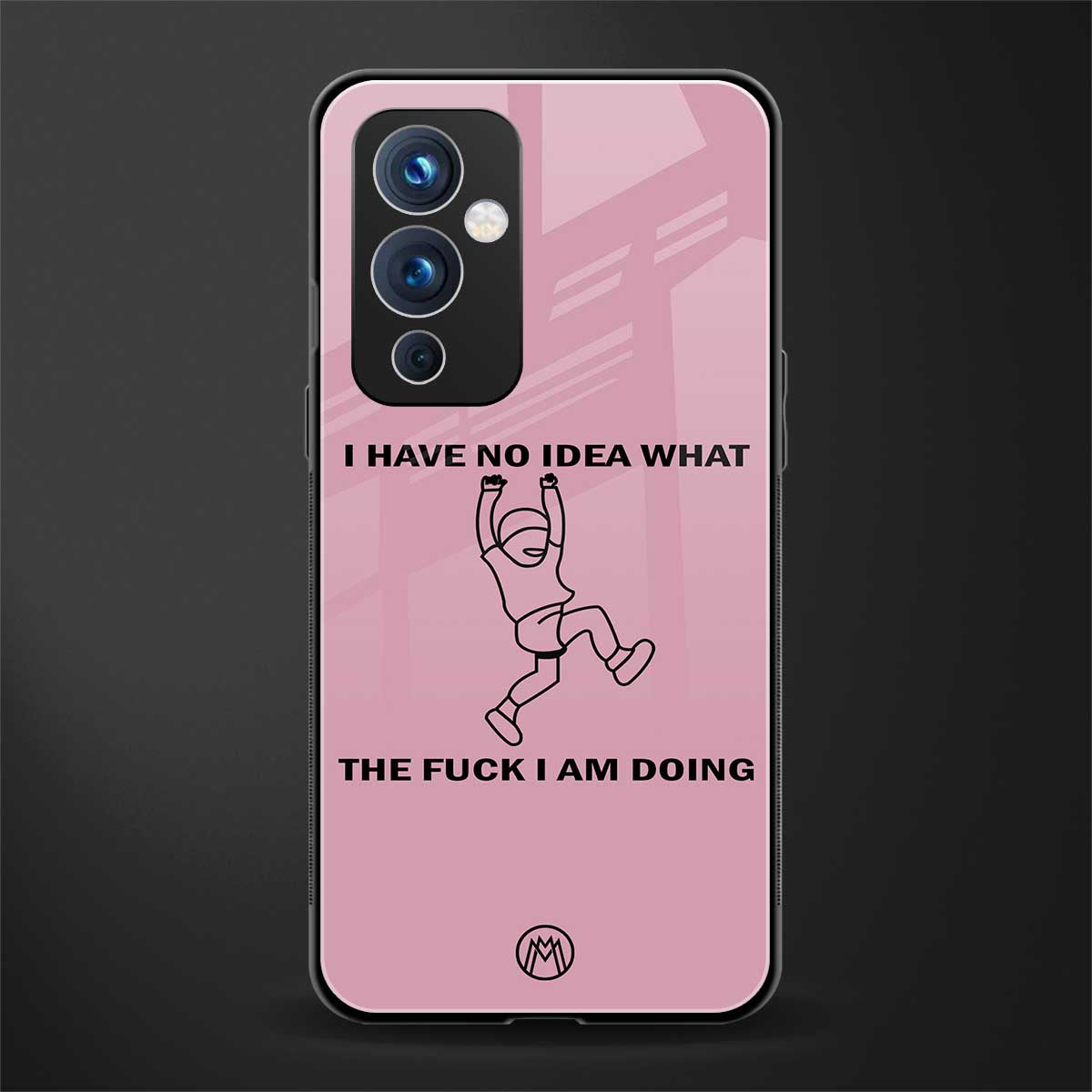 i have no idea back phone cover | glass case for oneplus 9